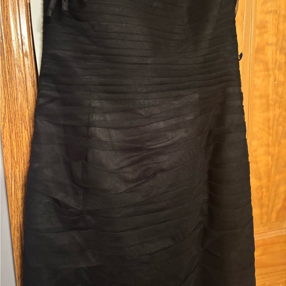 Bill Levkoff Black Strapless Dress - Picture 3 of 5